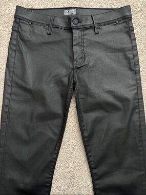 MOTHER “The Daydreamer”  Coated Flare Denim